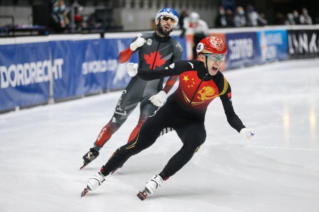 武大靖状态复苏 短道荷兰站500米摘个人赛季首冠